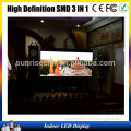 Sunrise black chip led display screen for indoor usep7.62 P10 full color led board screen